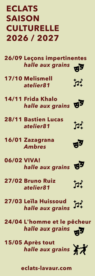 Dates de la saison 2026-2027